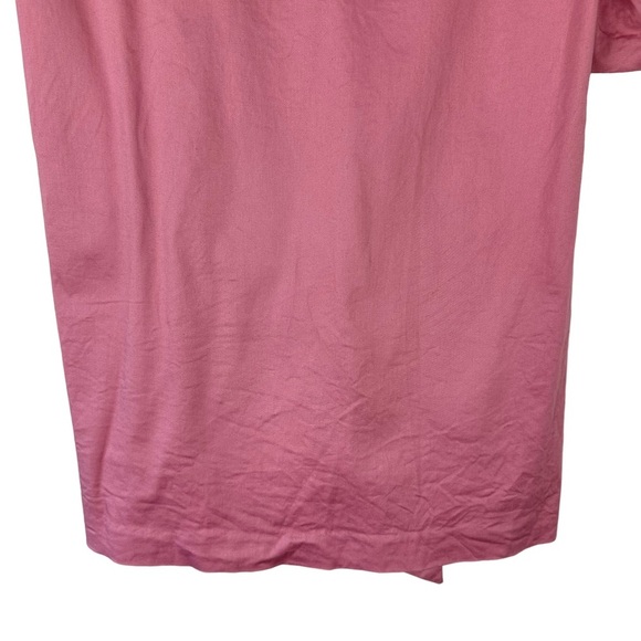 Ted Baker Sz 4 US 10 Women's Wrap Tie Front Cotton Kimono Top Large - Picture 11 of 14